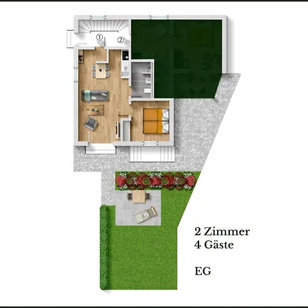 Kurpark דירה באד אייבלינג